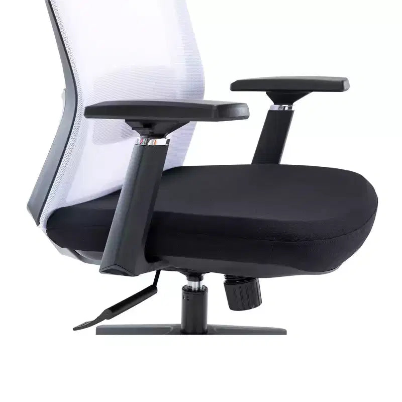 Sedia da scrivania ergonomica LeisureMod Ingram, sedia da lavoro girevole regolabile in altezza con supporto lombare e inclinazione, comoda sedia da computer per ufficio per 8 ore