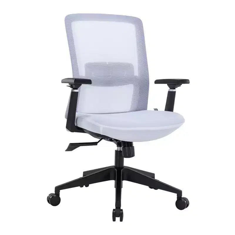 Sedia da scrivania ergonomica LeisureMod Ingram, sedia da lavoro girevole regolabile in altezza con supporto lombare e inclinazione, comoda sedia da computer per ufficio per 8 ore