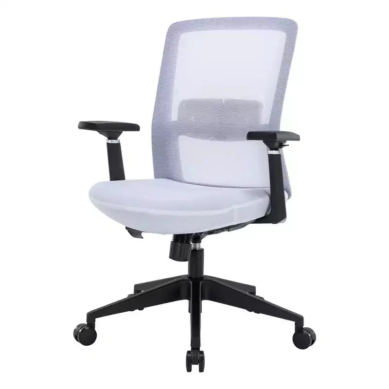 Sedia da scrivania ergonomica LeisureMod Ingram, sedia da lavoro girevole regolabile in altezza con supporto lombare e inclinazione, comoda sedia da computer per ufficio per 8 ore
