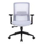 Sedia da scrivania ergonomica LeisureMod Ingram, sedia da lavoro girevole regolabile in altezza con supporto lombare e inclinazione, comoda sedia da computer per ufficio per 8 ore