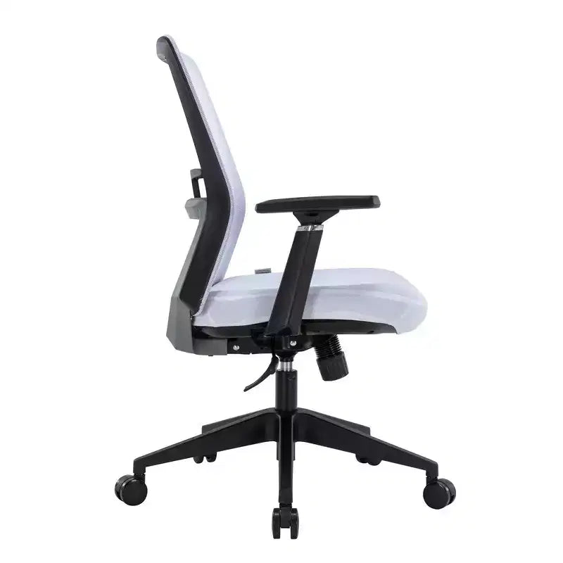 Sedia da scrivania ergonomica LeisureMod Ingram, sedia da lavoro girevole regolabile in altezza con supporto lombare e inclinazione, comoda sedia da computer per ufficio per 8 ore