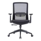 Sedia da scrivania ergonomica LeisureMod Ingram, sedia da lavoro girevole regolabile in altezza con supporto lombare e inclinazione, comoda sedia da computer per ufficio per 8 ore