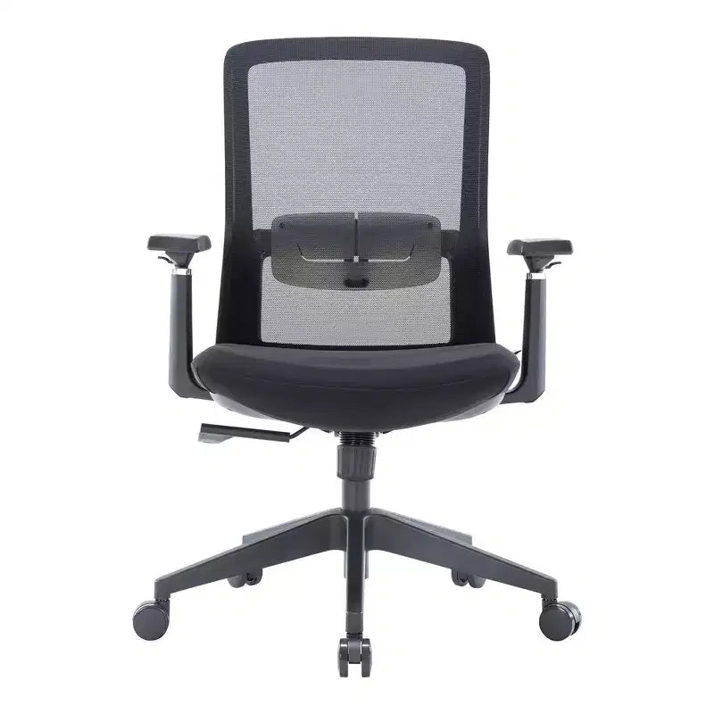 Sedia da scrivania ergonomica LeisureMod Ingram, sedia da lavoro girevole regolabile in altezza con supporto lombare e inclinazione, comoda sedia da computer per ufficio per 8 ore