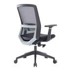 Sedia da scrivania ergonomica LeisureMod Ingram, sedia da lavoro girevole regolabile in altezza con supporto lombare e inclinazione, comoda sedia da computer per ufficio per 8 ore