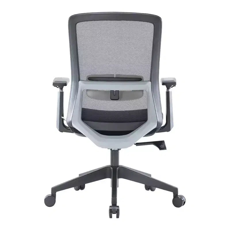 Sedia da scrivania ergonomica LeisureMod Ingram, sedia da lavoro girevole regolabile in altezza con supporto lombare e inclinazione, comoda sedia da computer per ufficio per 8 ore