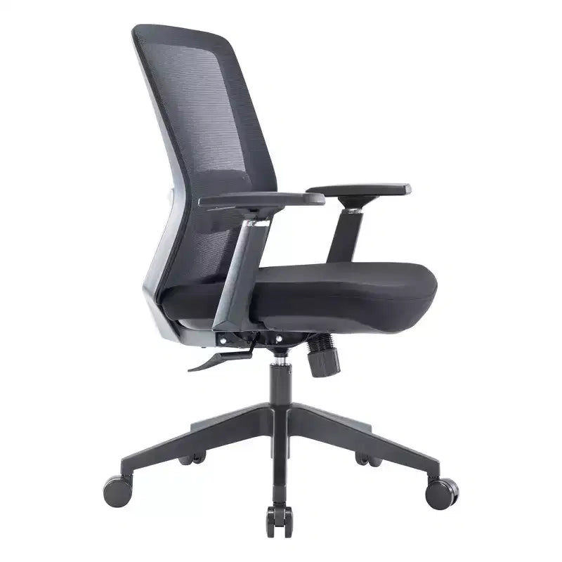 Sedia da scrivania ergonomica LeisureMod Ingram, sedia da lavoro girevole regolabile in altezza con supporto lombare e inclinazione, comoda sedia da computer per ufficio per 8 ore