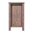 Emma and Oliver Engineered Wood Buffet Sideboard Storage Cabinet for Kitchen/Dining Room with Open Shelf, 2 Drawers, and 2 Tempered Glass Doors