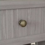Famapy Gray Moire 61.2 Wide 3 Drawer Sideboard with Modern Design Buffet Hutch Storage Pantry Cabinet Sideboard Storage Cabinet