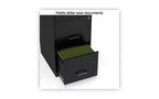 Classificatore verticale Alera Soho, 3 cassetti: Archivio/Archivio/Archivio, Lettera, Nero, 14 x 18 x 34.9