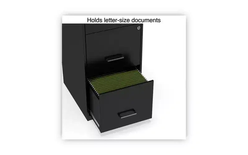 Classificatore verticale Alera Soho, 3 cassetti: Archivio/Archivio/Archivio, Lettera, Nero, 14 x 18 x 34.9