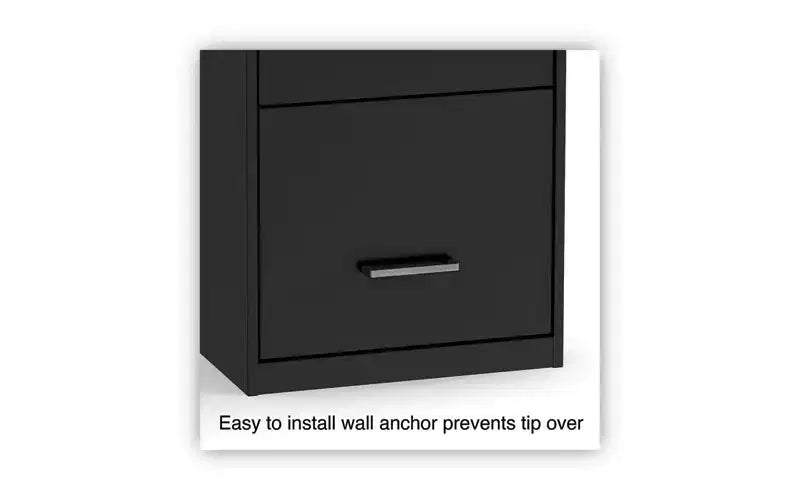 Classificatore verticale Alera Soho, 3 cassetti: Archivio/Archivio/Archivio, Lettera, Nero, 14 x 18 x 34.9