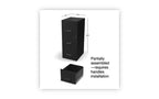 Classificatore verticale Alera Soho, 3 cassetti: Archivio/Archivio/Archivio, Lettera, Nero, 14 x 18 x 34.9
