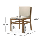 Sedie da pranzo imbottite Coston di Christopher Knight Home - Set da 2