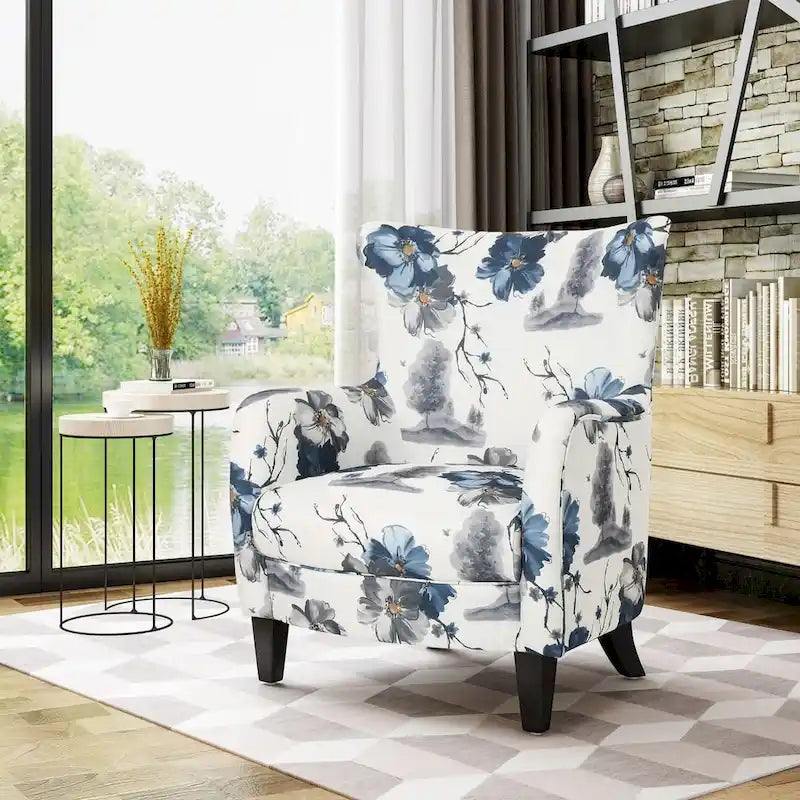 Poltrona Club Contemporanea Arabella Rivestita in Tessuto di Christopher Knight Home