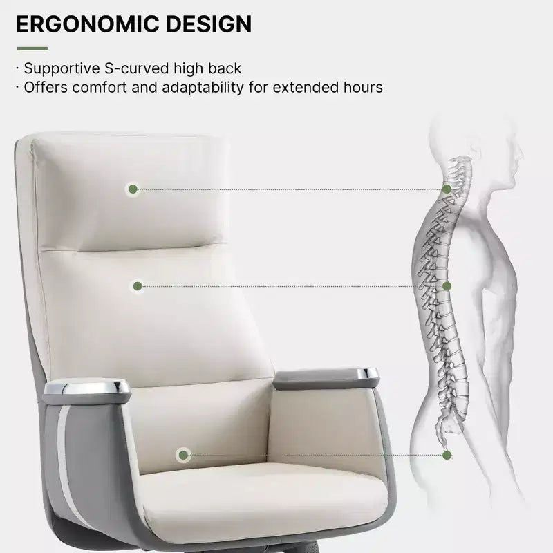 EUREKA ERGONOMIC Royal II, High Back Executive Office Chair