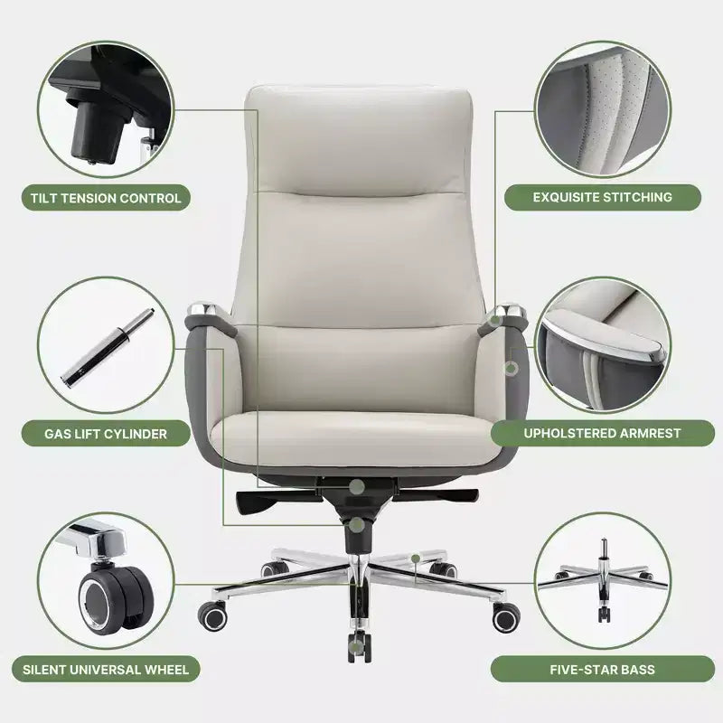 EUREKA ERGONOMIC Royal II, High Back Executive Office Chair