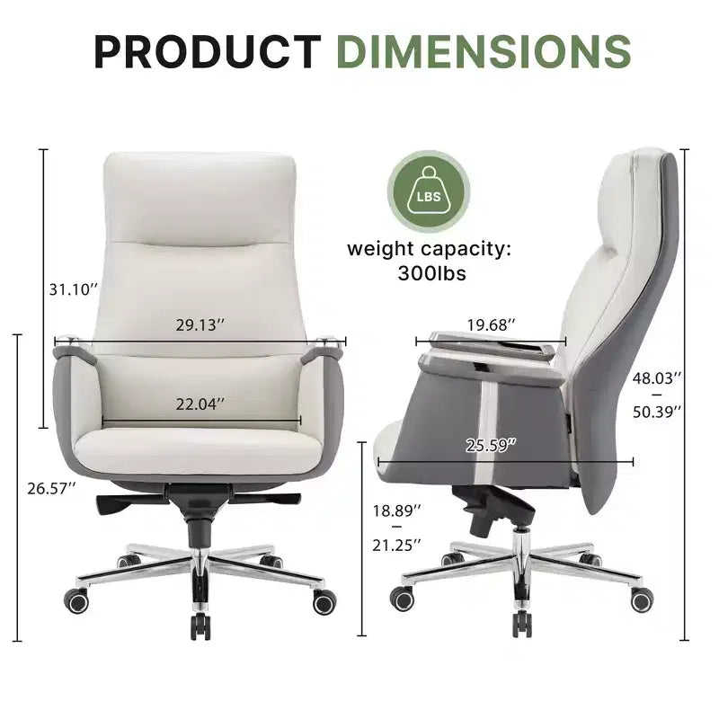 EUREKA ERGONOMIC Royal II, High Back Executive Office Chair
