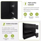 Shoe Cabinet with 3 Flip Drawers, Free Standing Shoe Organizer with Pull-down Seat, Hidden Shoe Storage Cabinet for Hallway Living Room