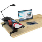 Stand Up Desk Store Clamp-On Adjustable Height Desk Shelf Monitor Stand