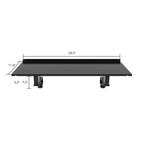 Stand Up Desk Store Clamp-On Adjustable Height Desk Shelf Monitor Stand