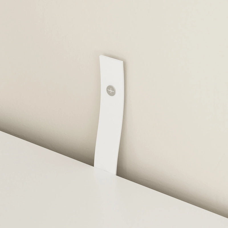 Black 5-Drawer Dresser with Wood Legs