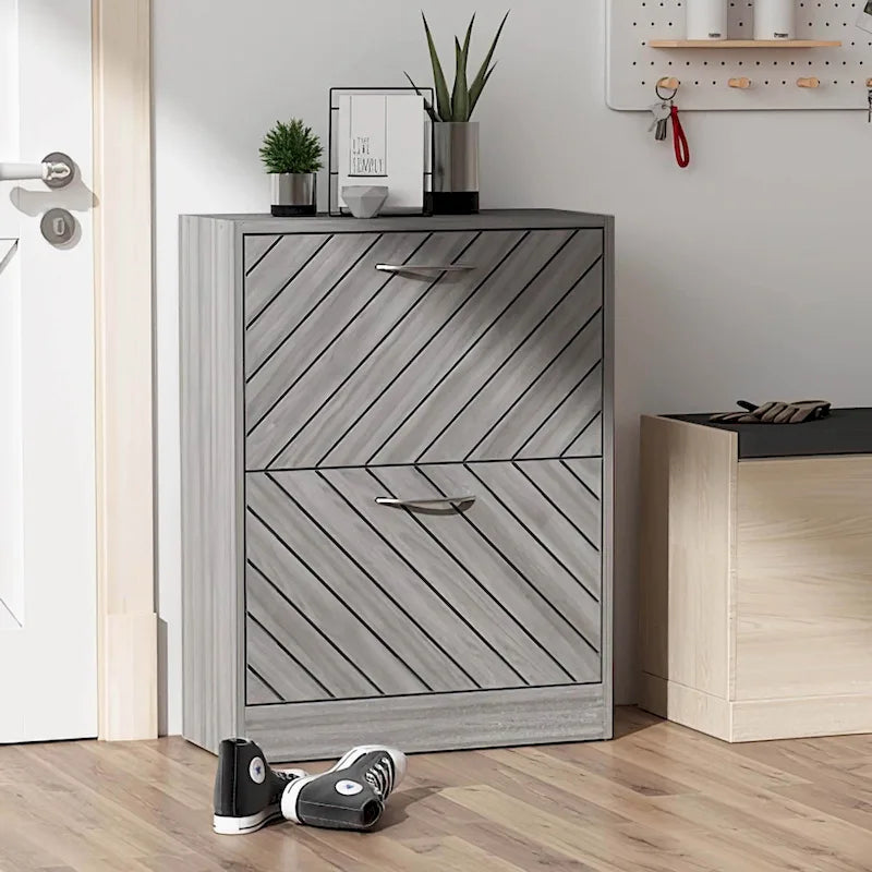 22.4W Armadietto portascarpe moderno, cassetto estraibile