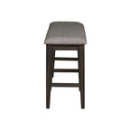 Double Bridge Dark Chestnut Counter Bench