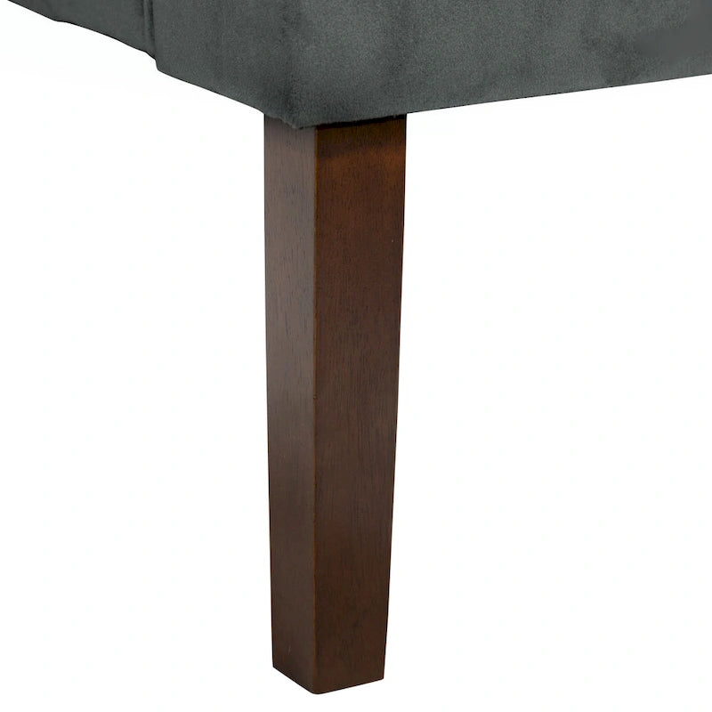 Porch & Den Lyric Velvet Arm Accent Chair