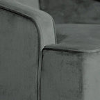 Porch & Den Lyric Velvet Arm Accent Chair