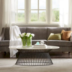 Madison Park Keaton Black/White Coffee Table
