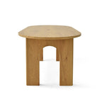 67 Pedestal Dining Table - Oak