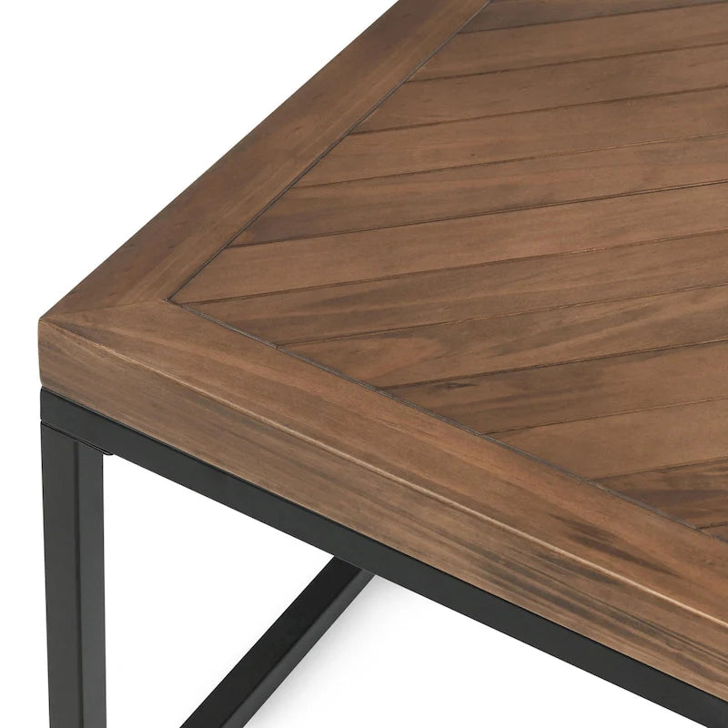Tavolino da caffè quadrato Chantel di Kosas Home - 18Hx30Lx30P