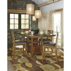 Signature Design by Ashley Ralene Pacchetto Cena da 5 Pezzi Ad Altezza Bancone Marrone Medio