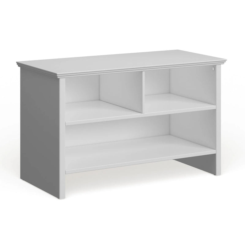 Porch & Den Candace White Wood Shoe Bench