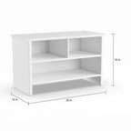 Panca portascarpe Porch & Den Candace in legno bianco