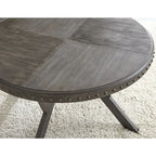 Tavolino industriale Steve Silver Avilla in legno grigio e metallo