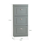 SoBuy FSR94-W, 3 Drawers Shoe Cabinet Shoe Rack Shoe Storage Organizer
