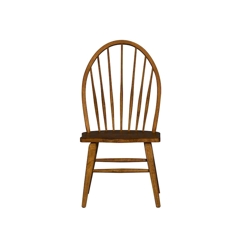 Sedia Windsor The Gray Barn Hearthstone Ridge Tobacco con schienale a pioli (set di 2)