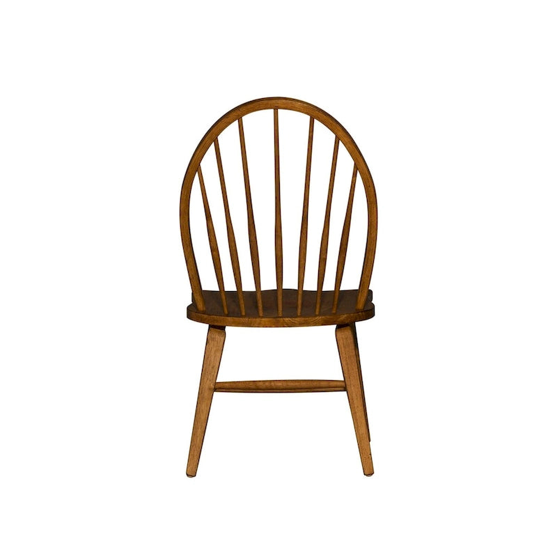 The Gray Barn Hearthstone Ridge Tobacco Windsor Back Side Chair (Set of 2)