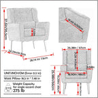 Modern Accent Chair,Arm Chairs for Living Room Bedroom