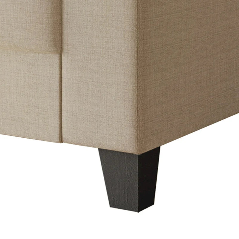 2.5-Seater Linen Sofa - Available in Beige, Grey, Blue