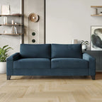 2.5-Seater Linen Sofa - Available in Beige, Grey, Blue