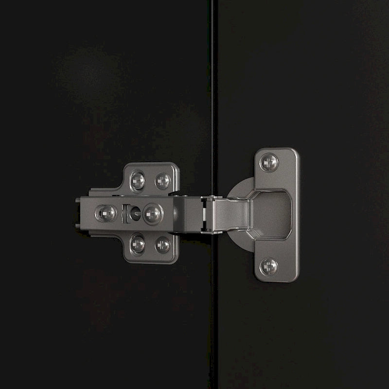 White/Black TV Stand with Bookshelves for 2-3 People