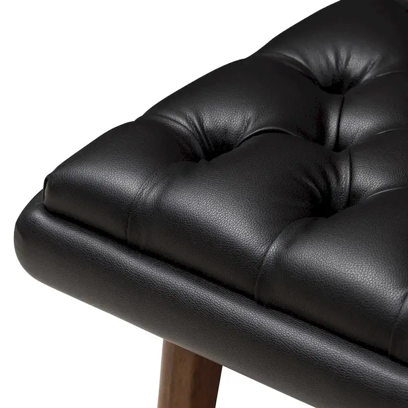 Mid-Century Upholstered Ottoman by Baxton Studio