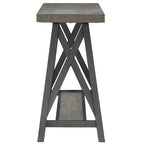 Bryson Rustic X-Base Sofa Entryway Table by iNSPIRE Q Classic