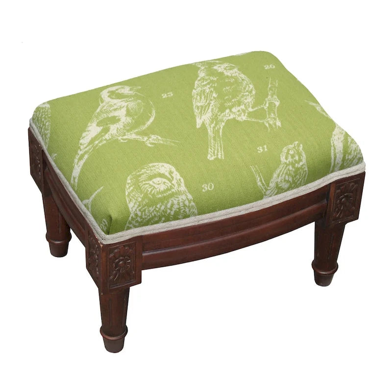 Sgabello imbottito in legno Bird Watch