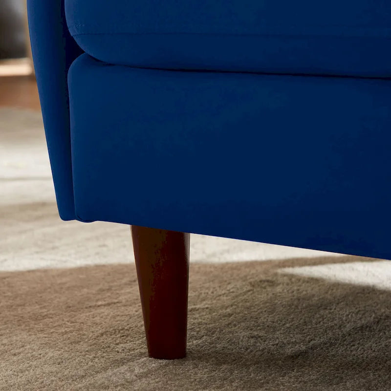 Velvet Barrel Accent Chair Set of 2 - Multiple Colors