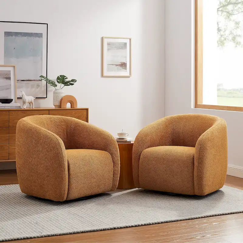 Poltrona girevole a barilotto Kiptin 31.7W a 360 gradi (set da 2)