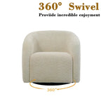 Kiptin 31.7W 360 Degree Swivel Barrel Accent Chair (Set of 2)