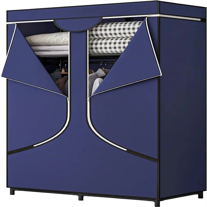 Armadio Portatile Guardaroba Organizzatore di Vestiti - 45P x 88L x 168A cm